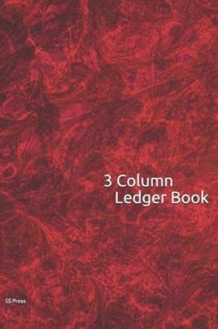 Cover of 3 Column Ledger Book