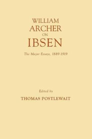 Cover of William Archer on Ibsen