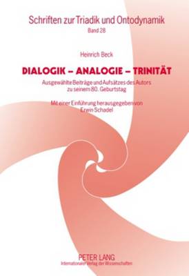 Book cover for Dialogik - Analogie - Trinitaet