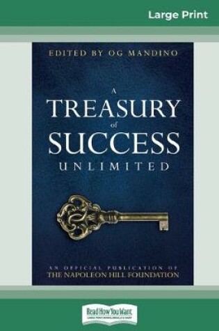 Cover of A Treasury of Success Unlimited (16pt Large Print Edition)