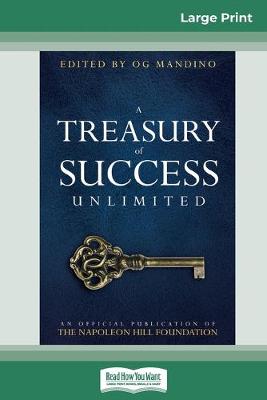 Book cover for A Treasury of Success Unlimited (16pt Large Print Edition)