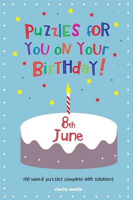 Book cover for Puzzles for you on your Birthday - 8th June