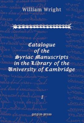 Book cover for Catalogue of the Syriac Manuscripts in the Library of the U. of Cambridge