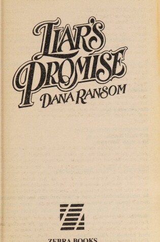 Cover of Liar's Promise