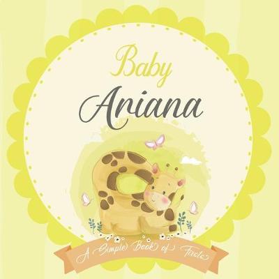 Book cover for Baby Ariana A Simple Book of Firsts