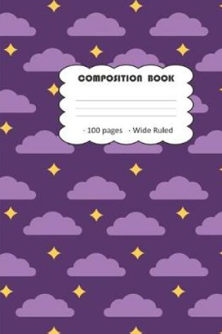 Cover of Composition Book 100 Pages Wide Ruled