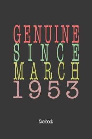 Cover of Genuine Since March 1953