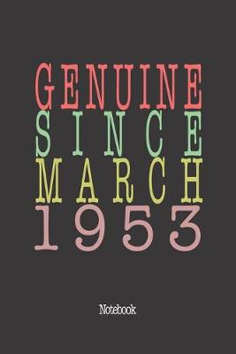 Book cover for Genuine Since March 1953