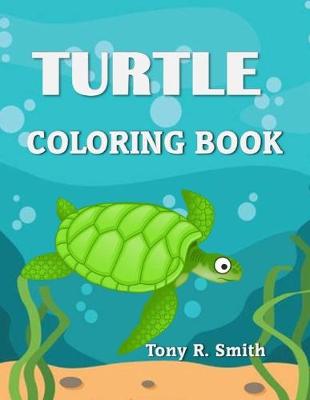 Book cover for Turtle Coloring Book