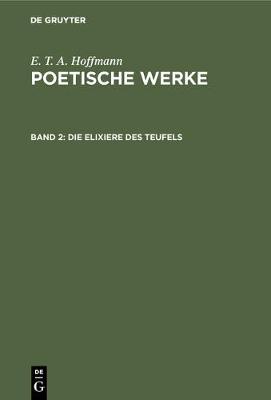 Book cover for Die Elixiere des Teufels