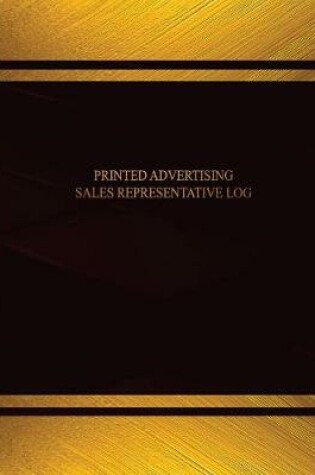 Cover of Printed Advertising Sales Representative Log