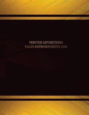 Book cover for Printed Advertising Sales Representative Log