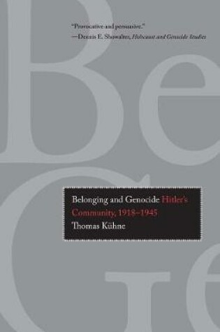 Cover of Belonging and Genocide