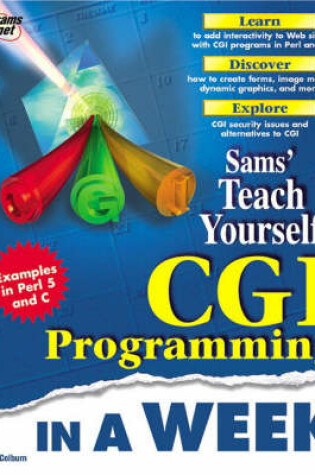Cover of Sams Teach Yourself CGI Programming in a Week