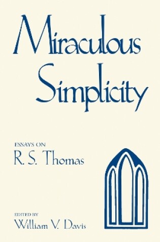 Cover of Miraculous Simplicity