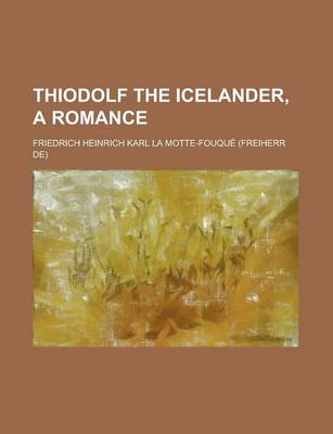 Book cover for Thiodolf the Icelander, a Romance