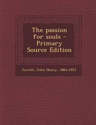 Book cover for The Passion for Souls