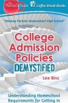 Book cover for College Admission Policies Demystified