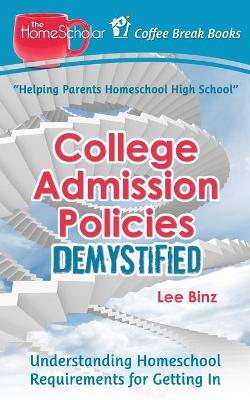 Book cover for College Admission Policies Demystified