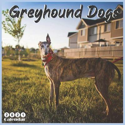 Book cover for Greyhound Dogs 2021 Calendar