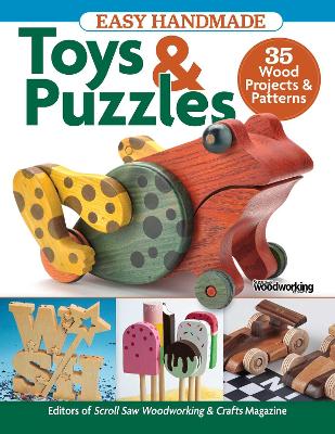 Book cover for Easy Handmade Toys & Puzzles