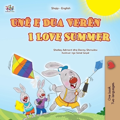 Book cover for I Love Summer (Albanian English Bilingual Children's Book)