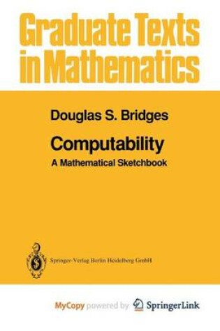 Cover of Computability