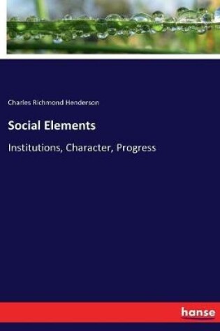 Cover of Social Elements