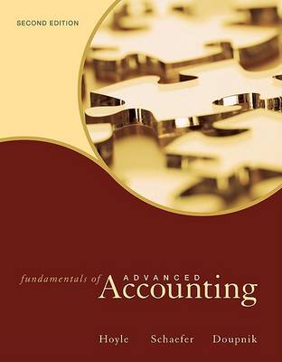 Book cover for Fundamentals of Advanced Accounting