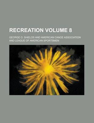 Book cover for Recreation Volume 8