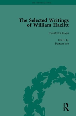 Cover of The Selected Writings of William Hazlitt Vol 9