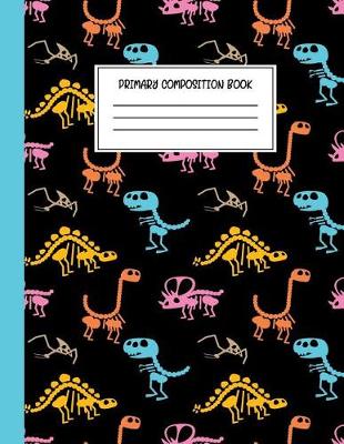 Book cover for Dinosaur Primary Composition Book