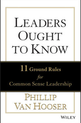 Cover of Leaders Ought to Know