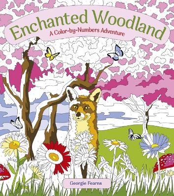 Book cover for Enchanted Woodland: A Colour-By-Numbers Adventure