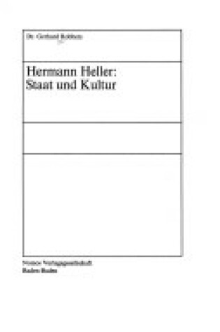 Cover of Hermann Heller