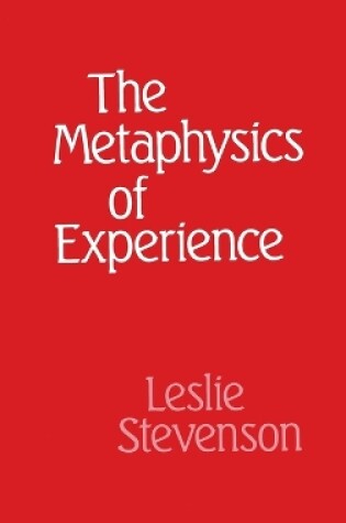 Cover of The Metaphysics of Experience