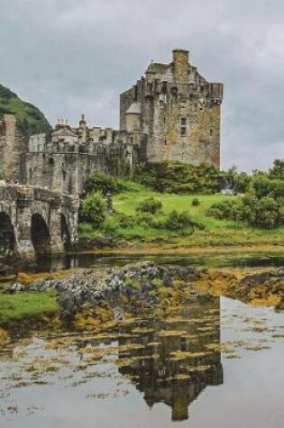 Cover of Eilean Donan Castle - Blank Notebook with Fleur de Lis Corners