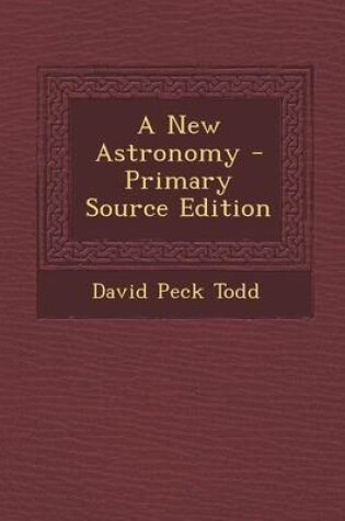 Cover of New Astronomy