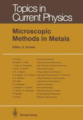 Cover of Microscopic Methods in Metals