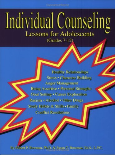 Book cover for Individual Counseling Lessons for Adolescents