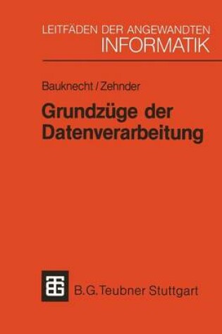 Cover of Grundzuge Der Datenverarbeitung