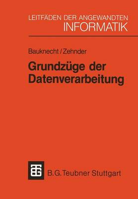 Cover of Grundzuge Der Datenverarbeitung