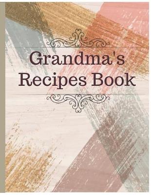Book cover for Grandma's Recipes Book