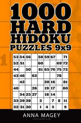 Book cover for 1000 Hard Hidoku Puzzles 9x9
