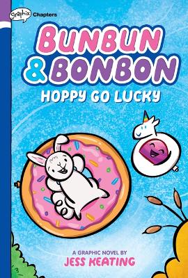 Book cover for Hoppy Go Lucky: A Graphix Chapters Book