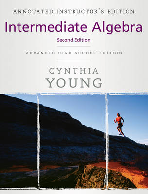 Book cover for Annotated Instructor's Edition Intermediate Algebra, Second Edition, Advanced High School Edition