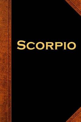 Cover of 2019 Daily Planner Scorpio Zodiac Horoscope Vintage 384 Pages