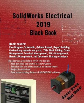 Book cover for SolidWorks Electrical 2019 Black Book