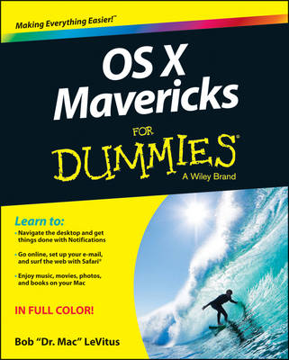 Book cover for OS X "Version X" for Dummies