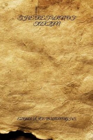 Cover of The Return of Tarzan- Handwritten Style